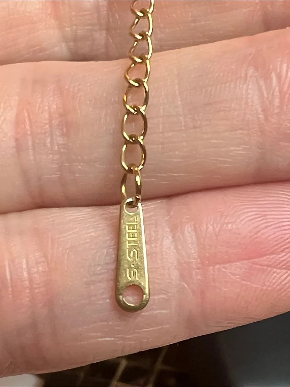 Gold-Tone Logo Medallion Pendant Necklace